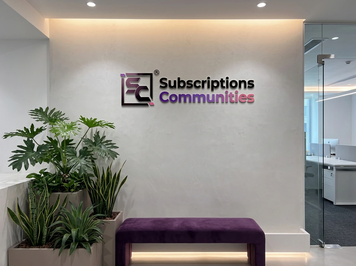 Navi Mumbai office reception with company logo and glass meeting room - We Turn Ideas Into Digital Success - Subscriptions Community