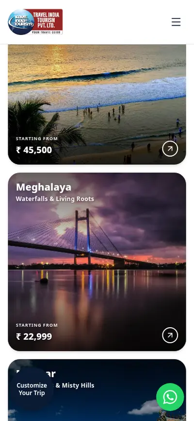 Travel India Tourism mobile website - Travel India Tourism – Travel Booking Website - Subscriptions Community